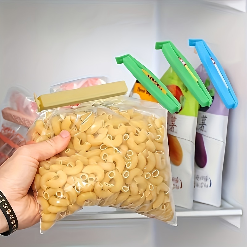 20pcs/10pcs/5pcs Plastic Food Bag Clip, Reusable Sealing Clip, Moisture-proof, Dust-proof, and Fresh-keeping Kitchen Storage Box and Storage Accessories - Image 2