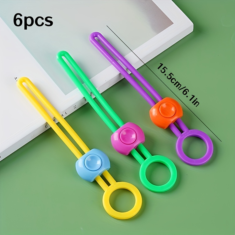 6-Pack Silicone Bag Clips, Reusable Multi-Functional Sealing Clips for Food Preservation, Moisture-Proof Dustproof Bags & Snack Storage, Kitchen Organization Accessories