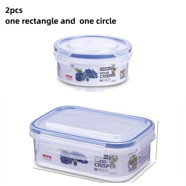 Kitchen Storage Container Set - Microwave Safe, Freshness-Keeping Lunch Boxes with Labels & Marker Pen Meal Prep Containers Set with Lids Food Storage Containers with Lids Airtight