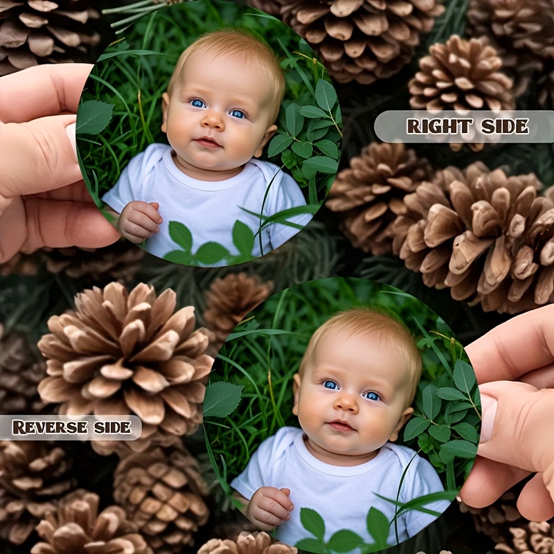 Custom Acrylic Photo Ornament - Personalized Christmas & Holiday Decor, Perfect for Valentine's, Anniversary, Birthday Gifts, Hang Decor