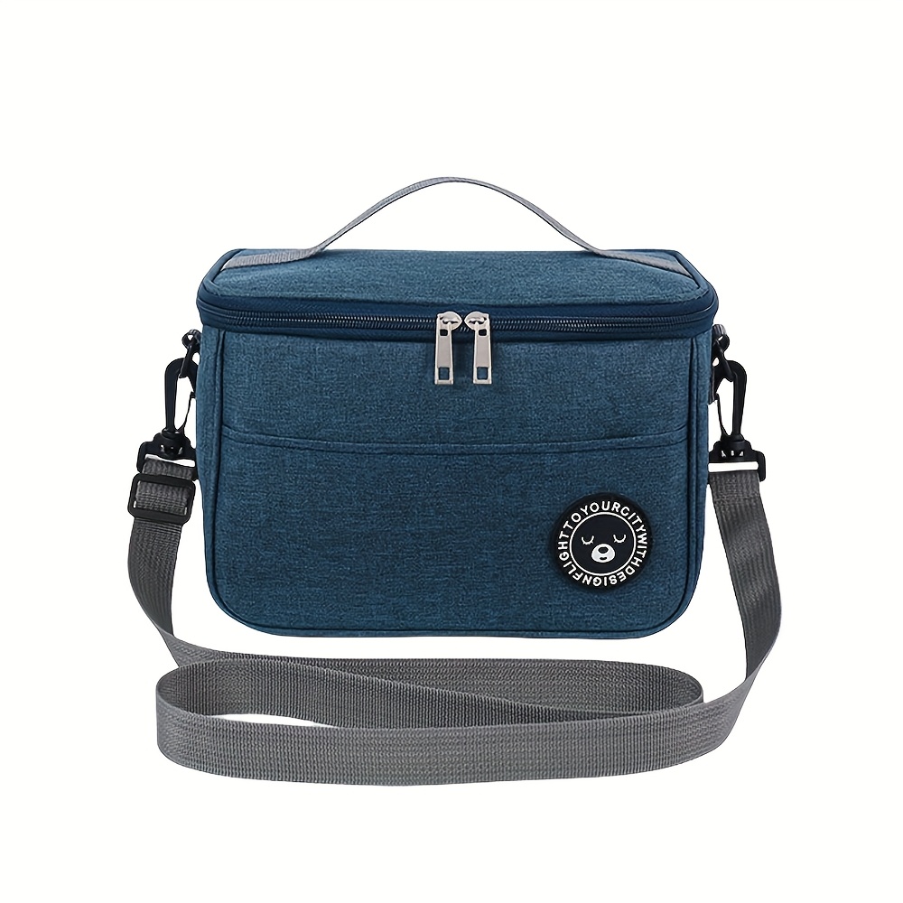 Insulated Lunch Bag with Bear Pattern - Easy Cleaning And Portable for School And Office - Keep Your Food Fresh And Delicious (Non-food contact),back to school