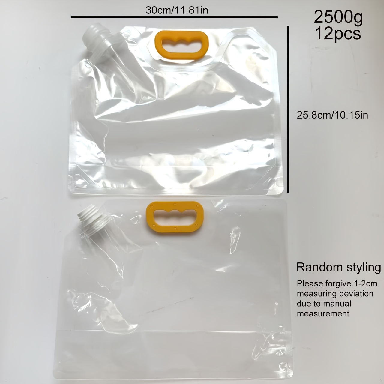 12pcs Reusable Food Storage Bags with Handles & Pour Spouts - Leakproof, Odor-Resistant Freezer Bags for Lunch, Meat, Fruits, Vegetables, Grains - Kitchen Organization Essentials - Image 8