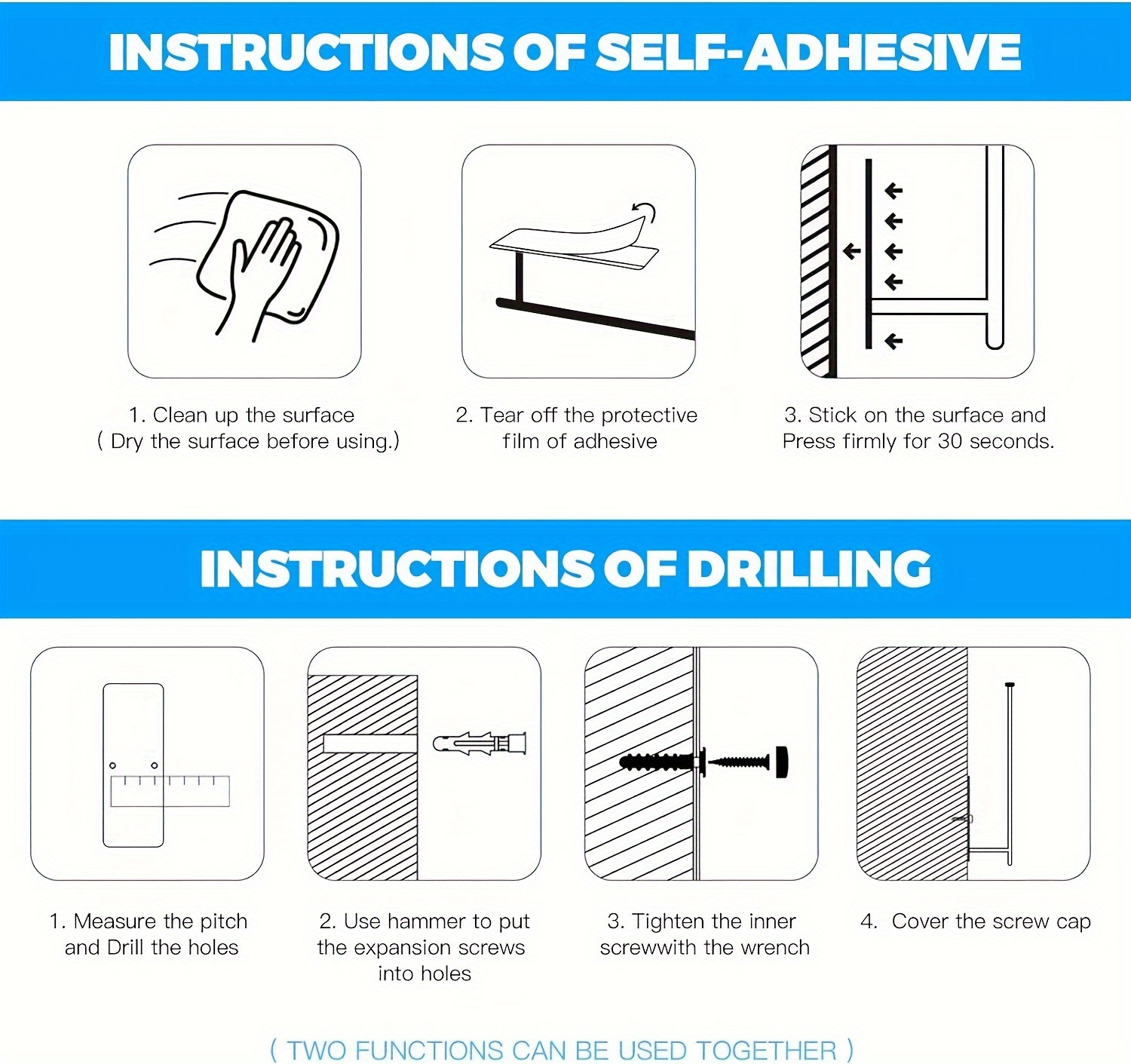 Under-cabinet Paper Towel Holder, Stainless Steel Paper Towel Holder Wall Mounted, Self-adhesive Or Drilled Undercounter Kitchen Paper Towel Holder