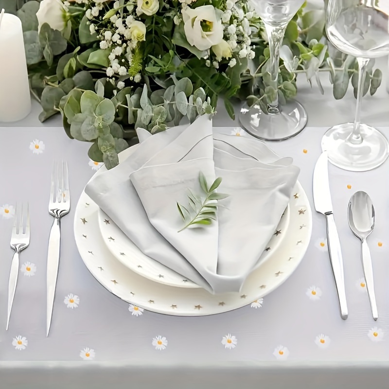 1 Roll of Waterproof Non-Slip Drawer and Cabinet Liner - Dustproof, Moisture-Proof, Daisy Pattern, Ideal for Kitchen, Refrigerator, and Table Use, Kitchen Organization | Decorative Liner | Nonslip Design