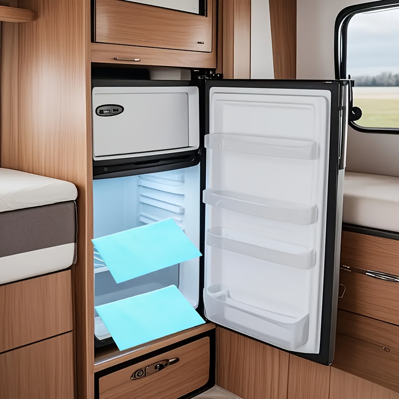 4pcs EVA Waterproof Refrigerator Liners - Washable, Non-Slip Fridge Mats in Vibrant Colors (Pink, Blue, Green, White) -, Heat-Insulating & Cuttable for Fit - Keeps Shelves Clean & Organized, Refrigerator Accessories - Image 6