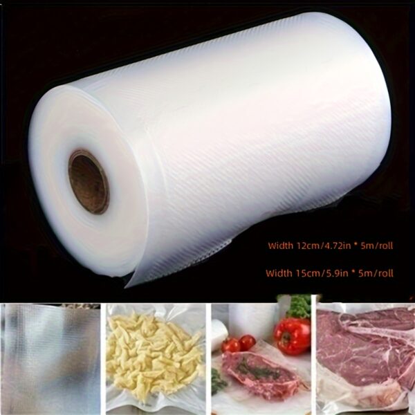 500cm Premium Vacuum Sealer Bags - Keep Food Fresh Longer, Various Sizes Available, No Electricity Needed - Perfect for Deli Meats, Grains & More
