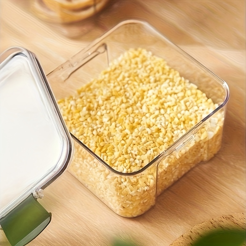 Kitchen Organizers for Pantry Storage Containers Kitchen Fridge Organizer Jars with Lid Plastic Storage Container Spices Boxes RV Kitchen Cooktop Accessories