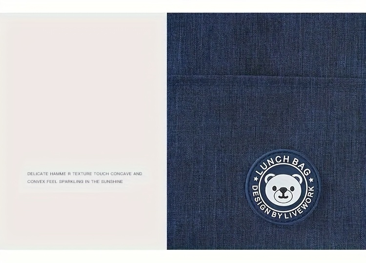 Reusable Insulated Lunch Bag, Leakproof Thermal Bento Bag, Aluminum Foil Rice Bag, Meal Box Bag, Ice Pack, Student Lunch Tote, Insulation Bag, Durable Oxford Fabric, Back-To-School Takeout Bag,Back to School