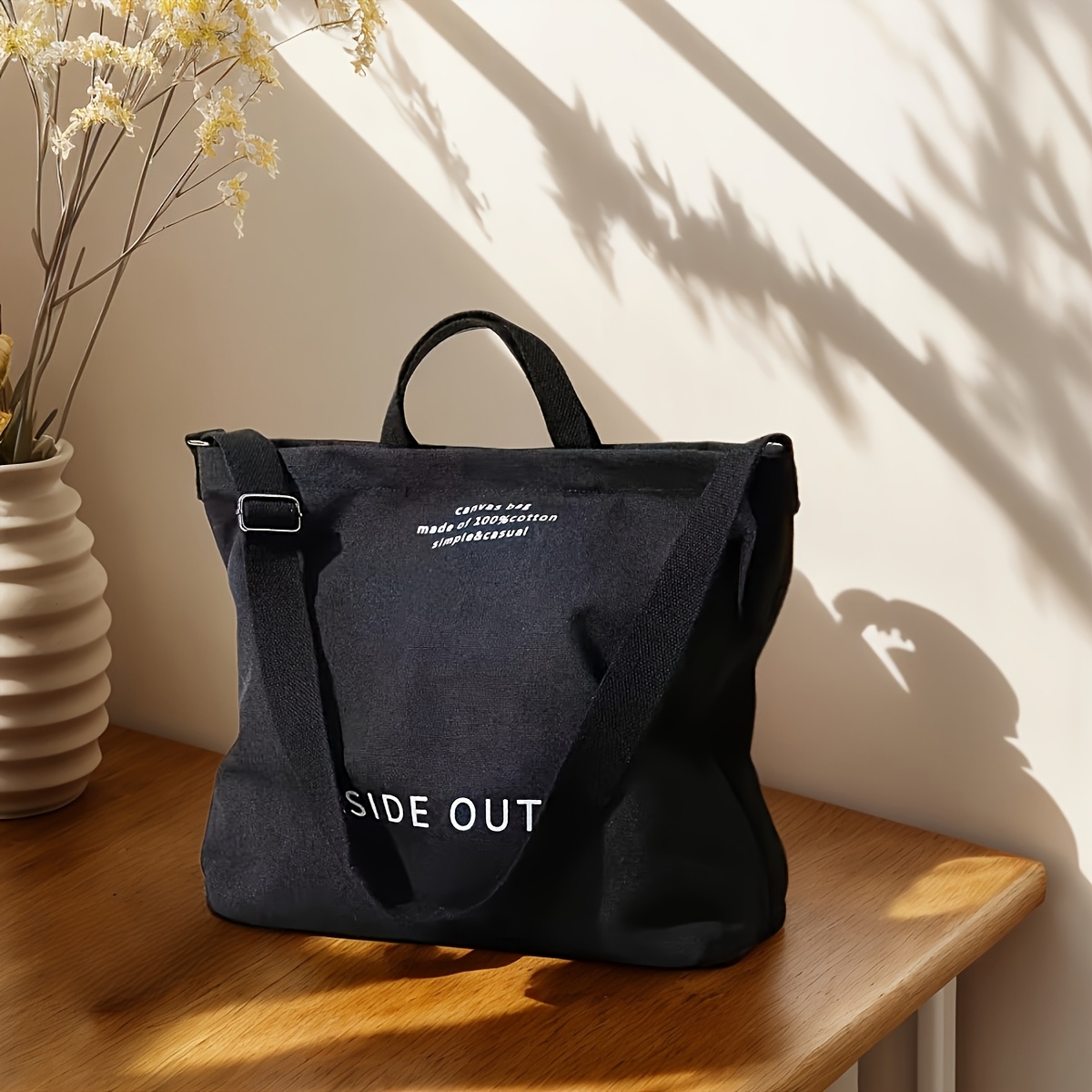 An all-season versatile crossbody and tote bag, a sturdy and durable storage pouch, simple and lightweight backpack suitable for young people and students with moderate capacity