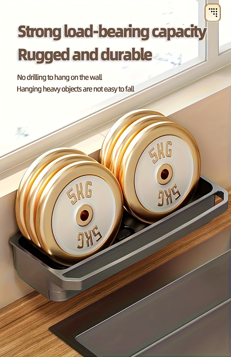 1pc Dish Cloth & Sponge Holder, Wall-Mounted Sink Drain Rack, Multifunctional Sponge Storage Rack, For Kitchen And Bathroom, Home Kitchen Supplies, Kitchen Accessories