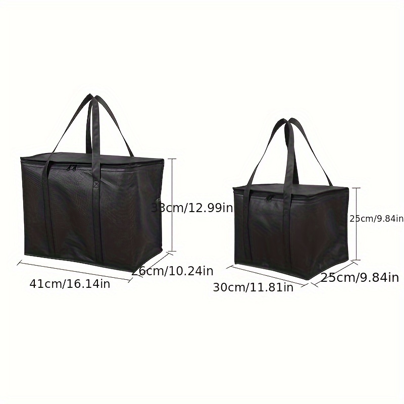 1pc Pack of Hot And Cold Portable Insulated Fresh-Keeping Bags, Cooked Food Insulated Bags, Beverage Refrigerated Bags, Vegetable, Fruit And Seafood Fresh-Keeping Bags, Suitable for Supermarket Shopping, Outdoor Travel, Camping, Picnic Takeout