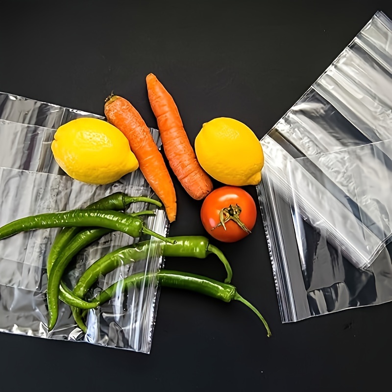100pcs Reusable Clear Plastic Zipper Bags, 11.99cm x 11.99cm - Durable Polyethylene, Waterproof Storage Bags for Snacks, Nuts, Seeds, Candy | Ideal for Travel, Packaging, and Kitchen Supplies, Snack Storage|Transparent Zipper Bags|Secure Zipper Closure, Zipper Storage Bags