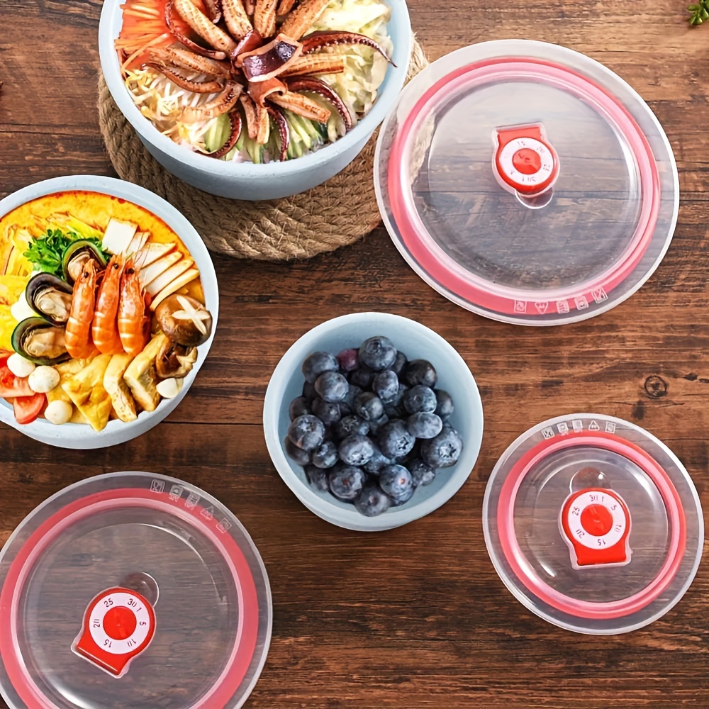 3pcs Wheat Straw Food Storage Containers, Microwave Safe, Leak Proof, BPA Free, Stackable Salad & Meal Prep Bowls, Kitchen Organizer