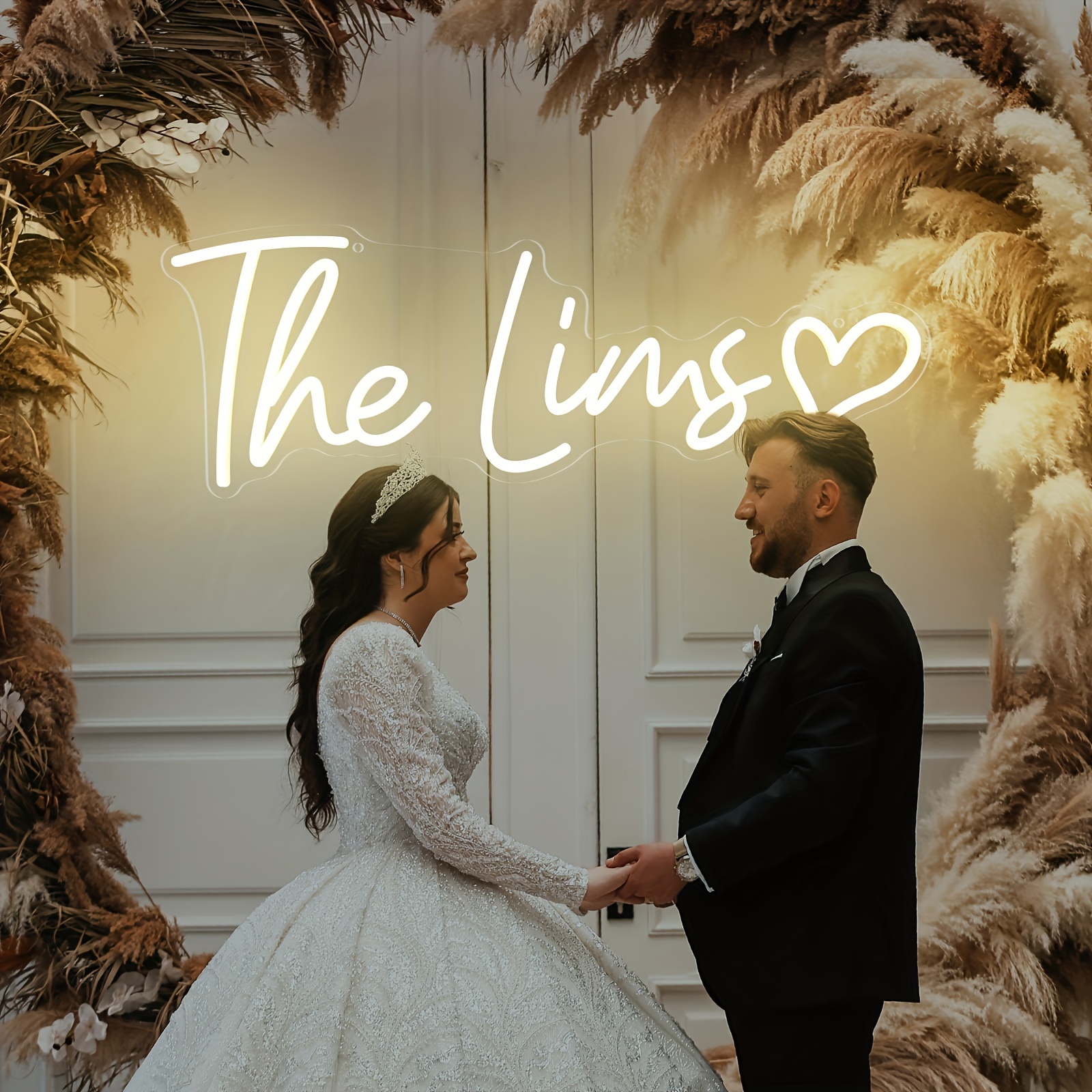 1pc Custom Text Neon Signs, Personalized LED Wall Decoration Signs with Dimmer for Switch Control, USB-powered Neon Signs, Bedrooms, Parties, Weddings, Birthdays - Halloween, Thanksgiving, Christmas