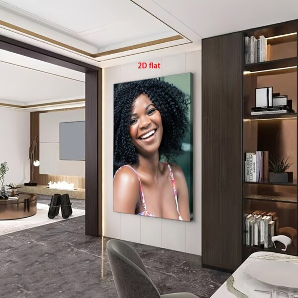 2D Flat, 1pc Customizable Canvas Poster - Personalized Wall Art Print, Frameless Fabric Wall Decor for Bedroom, Living Room, Office - Ideal Gift for Friends, Family, Lovers - Contemporary Style, No Power Needed, Canvas Wall Art Ready to Hang