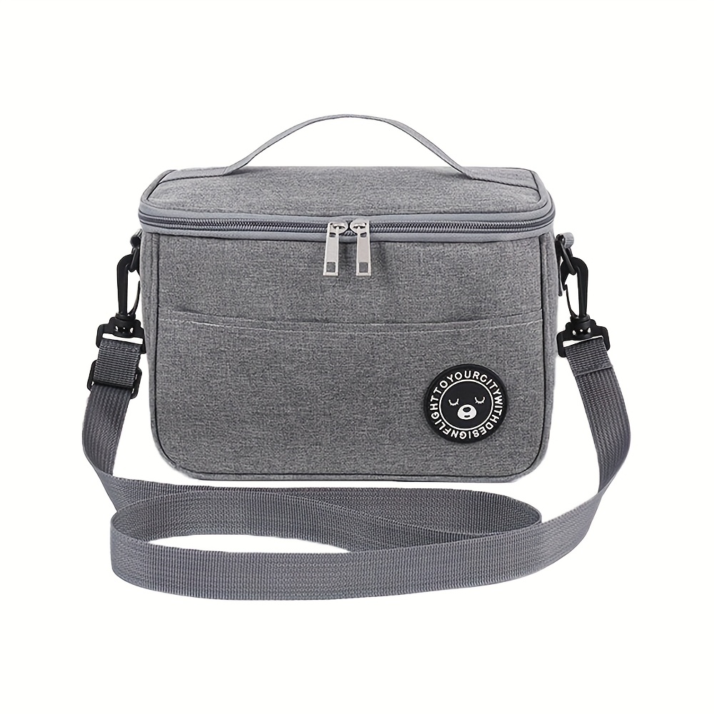 Insulated Lunch Bag with Bear Pattern - Easy Cleaning And Portable for School And Office - Keep Your Food Fresh And Delicious (Non-food contact),back to school