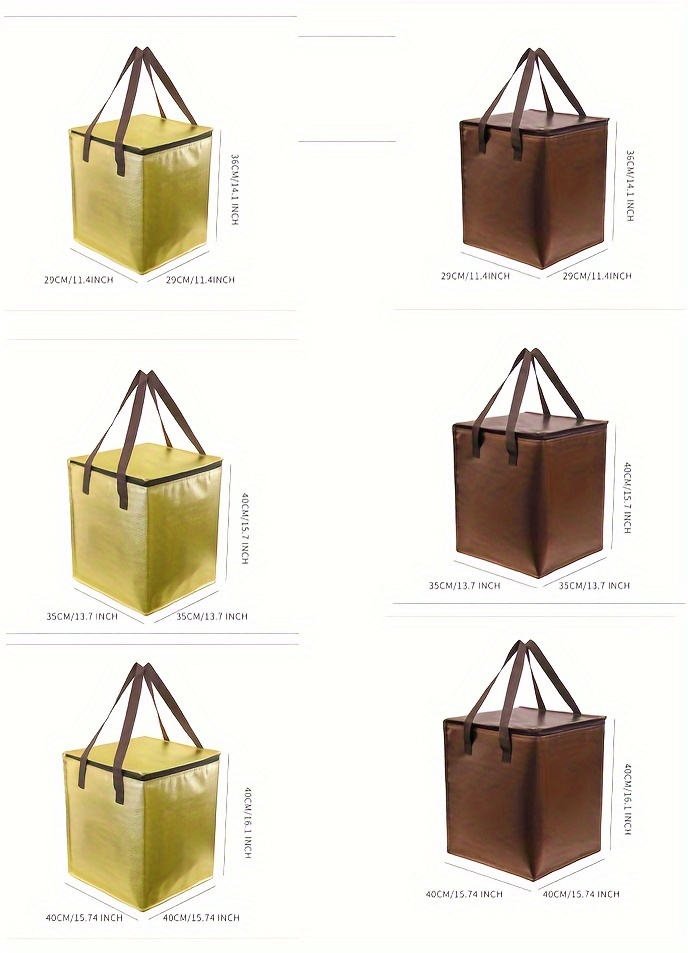 Insulated Lunch Bag with Adjustable Shoulder Strap - Leak-Proof Thermal Food Storage for Work, School, Travel - Durable Non-Food Contact Design, Multiple Compartments, Zipper Closure, Polyethylene Material, Lunch Bag Insulated, School Meal Organizer, Secure Zipper Compartments, Thermal Insulation,Back to School