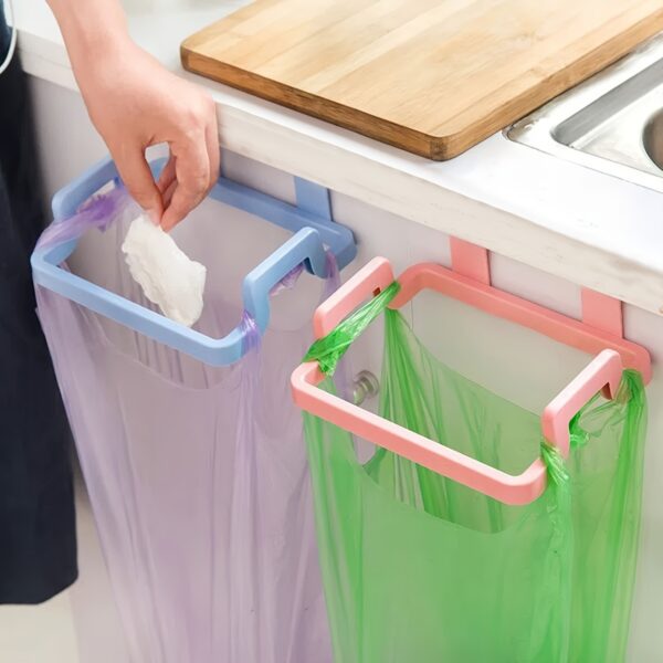 2pcs Colorful Plastic Bag Dispenser - Wall-Mounted, Reusable Holder for Kitchen, Pantry, RV & Bathroom - Space-Saving Design for Trash Bags & Cleaning Cloths, Non-Food Safe, Trash Cans for Kitchen