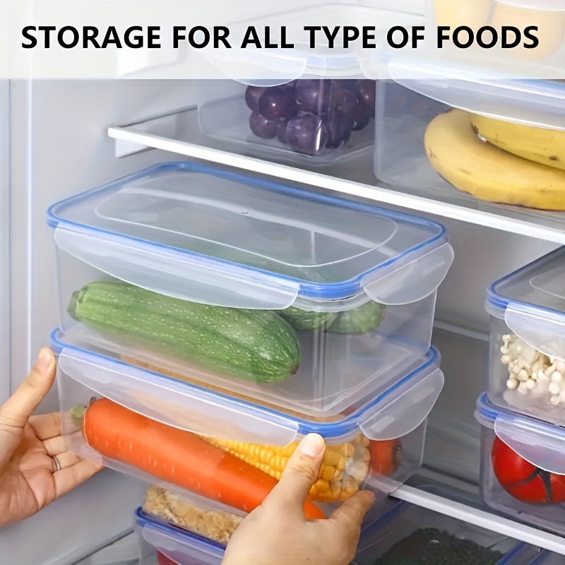 Four Sets of Multi-functional Transparent Food Storage Kits, Multi-Size, Tightly Closed Lid to Keep Fresh - Perfect for Fruits, Vegetables, Pasta and More! Keep Your Food Fresh and Your Kitchen Clean and Organized!