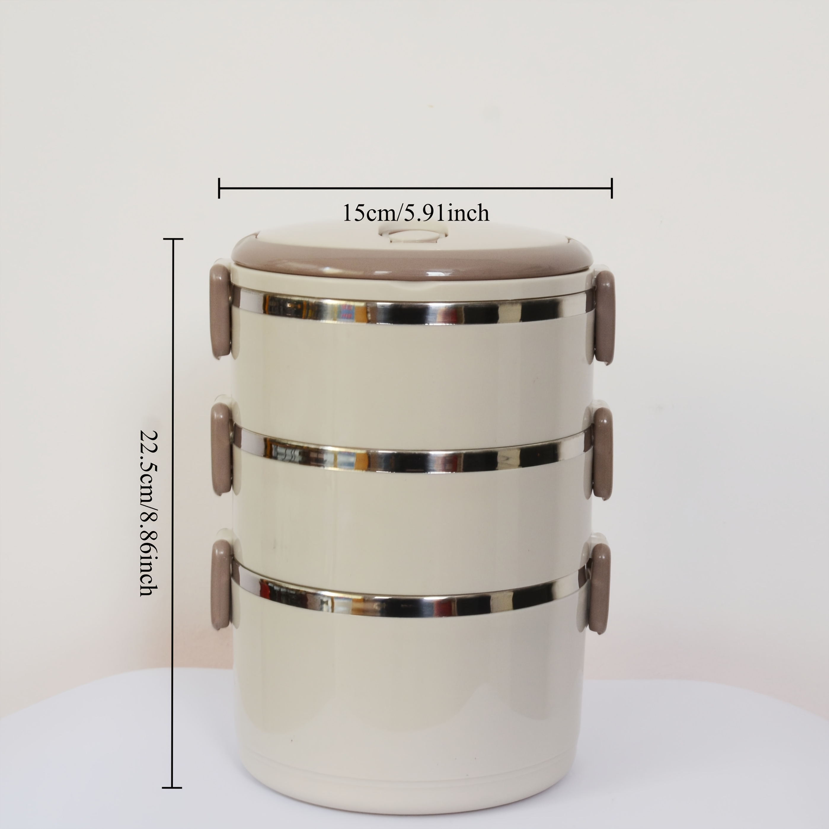 Insulated Lunch Container with Lid & Handle - Multi-Layer, Easy Clean, Ideal for School, Office, Camping & Outdoor Meals Hot Food & Soup, Back to School Bento Box, Lunch Box