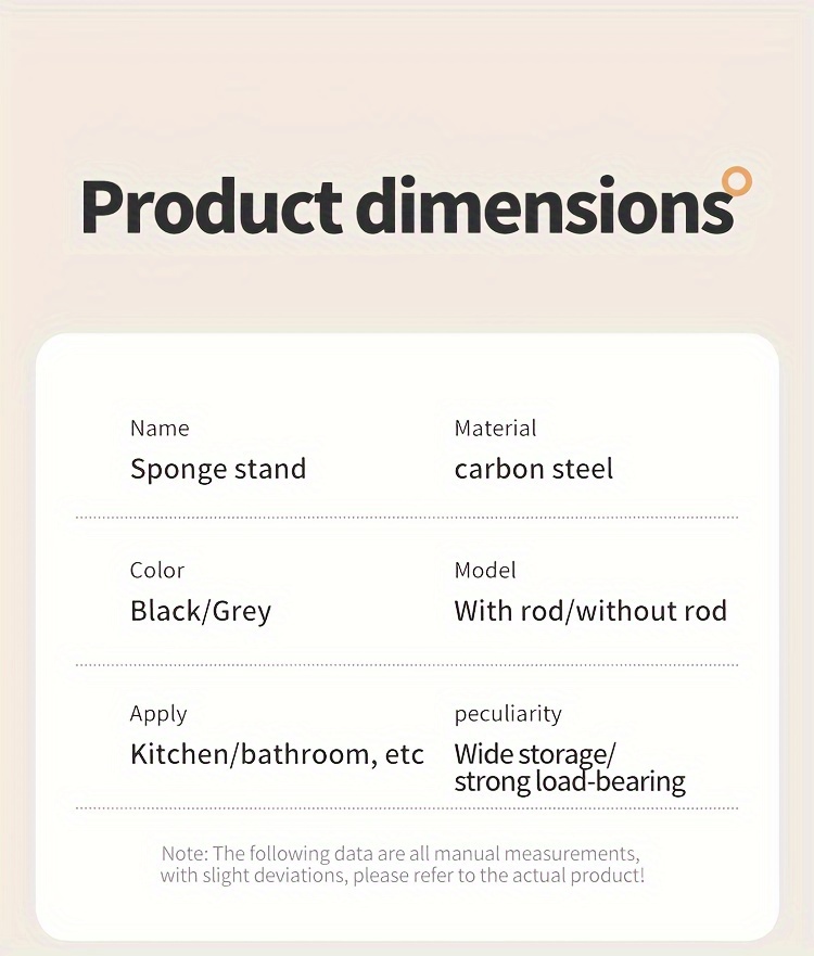 1pc Rag Holder, Sponge Drain Basket, Drain Rack For Sponge, Brush, Towel, Hand, Bathroom And Kitchen Supplies