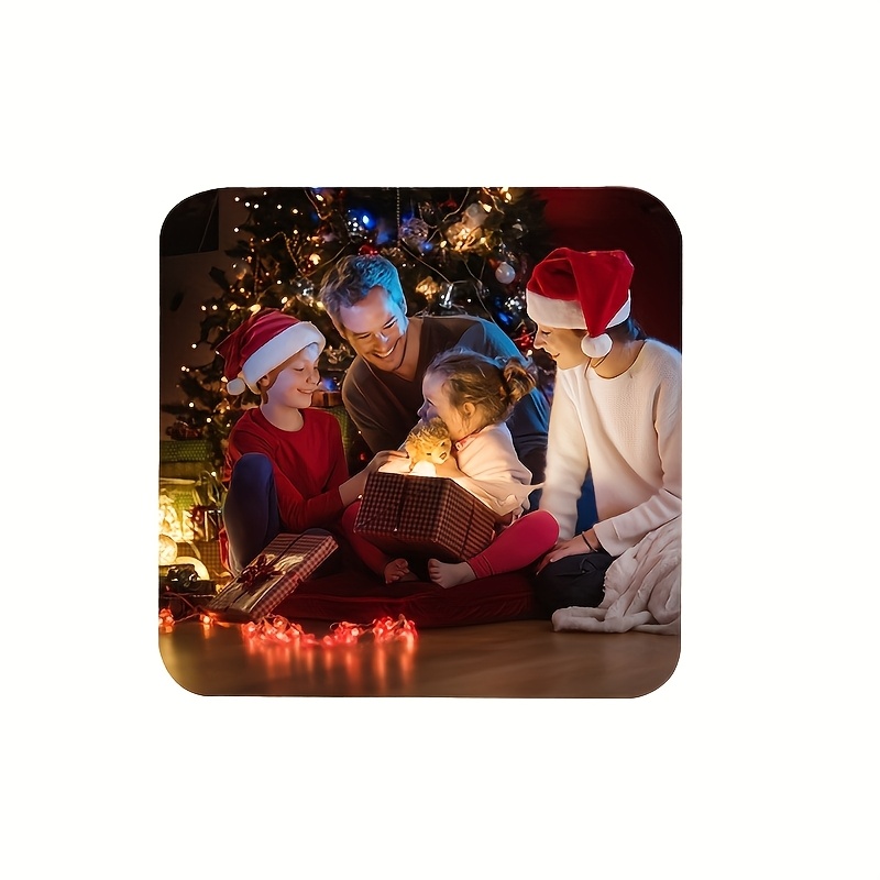 Personalized Photo Magnet - Round & Square, Perfect for Fridge, Office, Kitchen Decor | Ideal Gift for Halloween, Christmas, Valentine's, Thanksgiving, Fridge Magnets