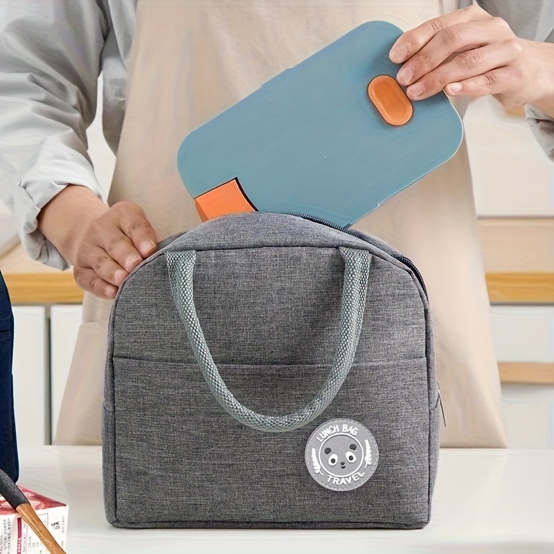 Lunch box Bag Insulated Lunch Bag Insulation Bento Pack Aluminum Foil Rice Bag Meal Pack Ice Pack Student Bento Lunch Handbag Insulation Non-food contact,back to school - Image 4