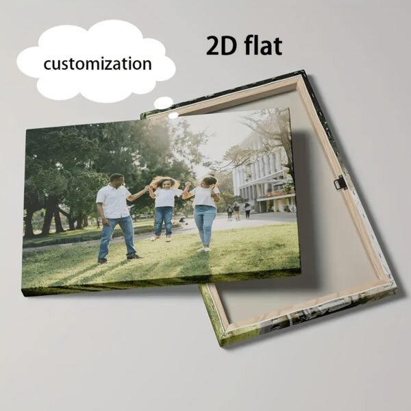 2D flat-1pc Customizable Canvas Poster - Art Deco Style, Landscape Theme, Wall Hanging Decoration, Canvas Material, Suitable for Bedroom/ Kitchen/ Living Room/ Home Office/ Bathroom, Ideal Gift for Friends and Family, Home Decor Wall Art - Unframed, 2D Flat