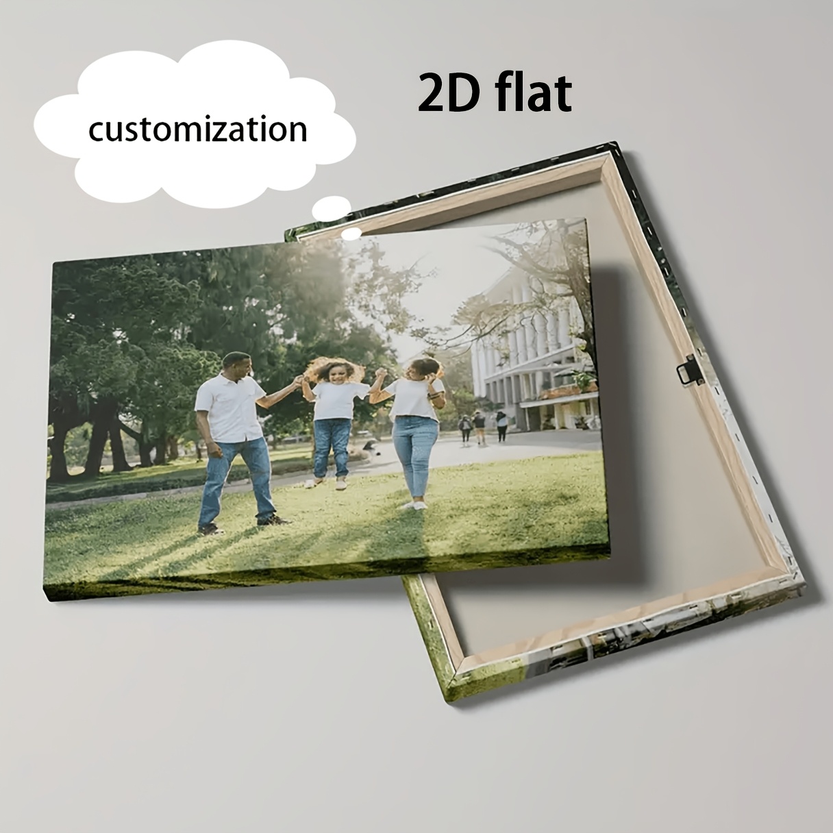 2D flat-1pc Customizable Canvas Poster - Art Deco Style, Landscape Theme, Wall Hanging Decoration, Canvas Material, Suitable for Bedroom/ Kitchen/ Living Room/ Home Office/ Bathroom, Ideal Gift for Friends and Family, Home Decor Wall Art - Unframed, 2D Flat