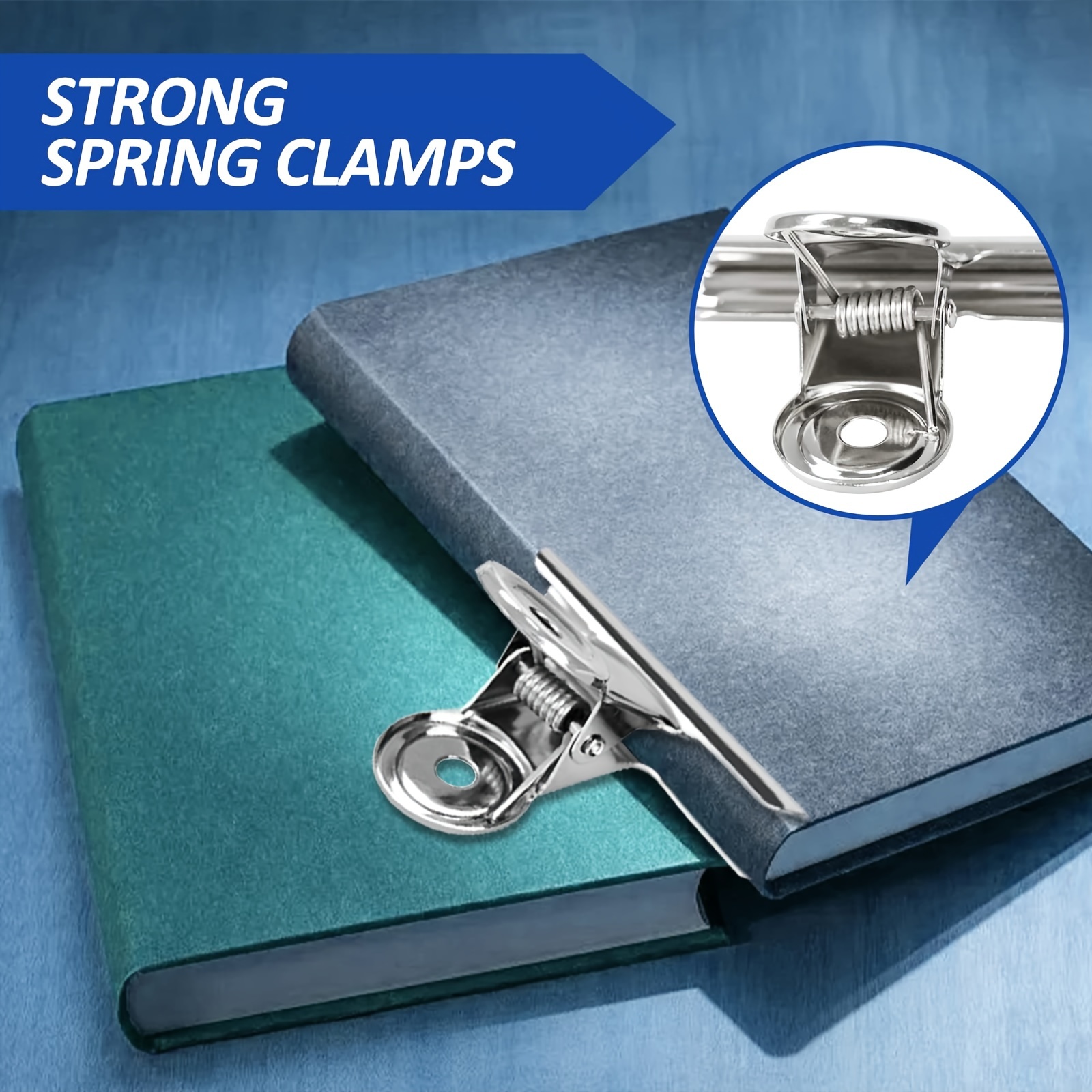 6pcs Food Bag Sealing Clips, Reusable Heavy Duty Stainless Steel Clips, Multipurpose Air Tight Seal Clip, For Office, School And Home Kitchen, Home Organizers And Storage, Home Accessories