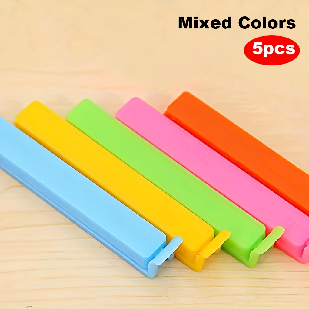 20pcs/10pcs/5pcs Plastic Food Bag Clip, Reusable Sealing Clip, Moisture-proof, Dust-proof, and Fresh-keeping Kitchen Storage Box and Storage Accessories - Image 3
