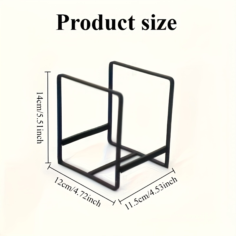 2pcs Space-Saving Stainless Steel Dish Rack - Vertical Plate Holder for Plates, Cutting Boards, and Pot Lids, Kitchen Organizer with 3-Tier Design, Durable Metal Construction, Perfect for Small Kitchens, Dish Drying Rack for Kitchen Counter, Countertop Organizer, Modern Kitchenware, Sturdy Metal Frame