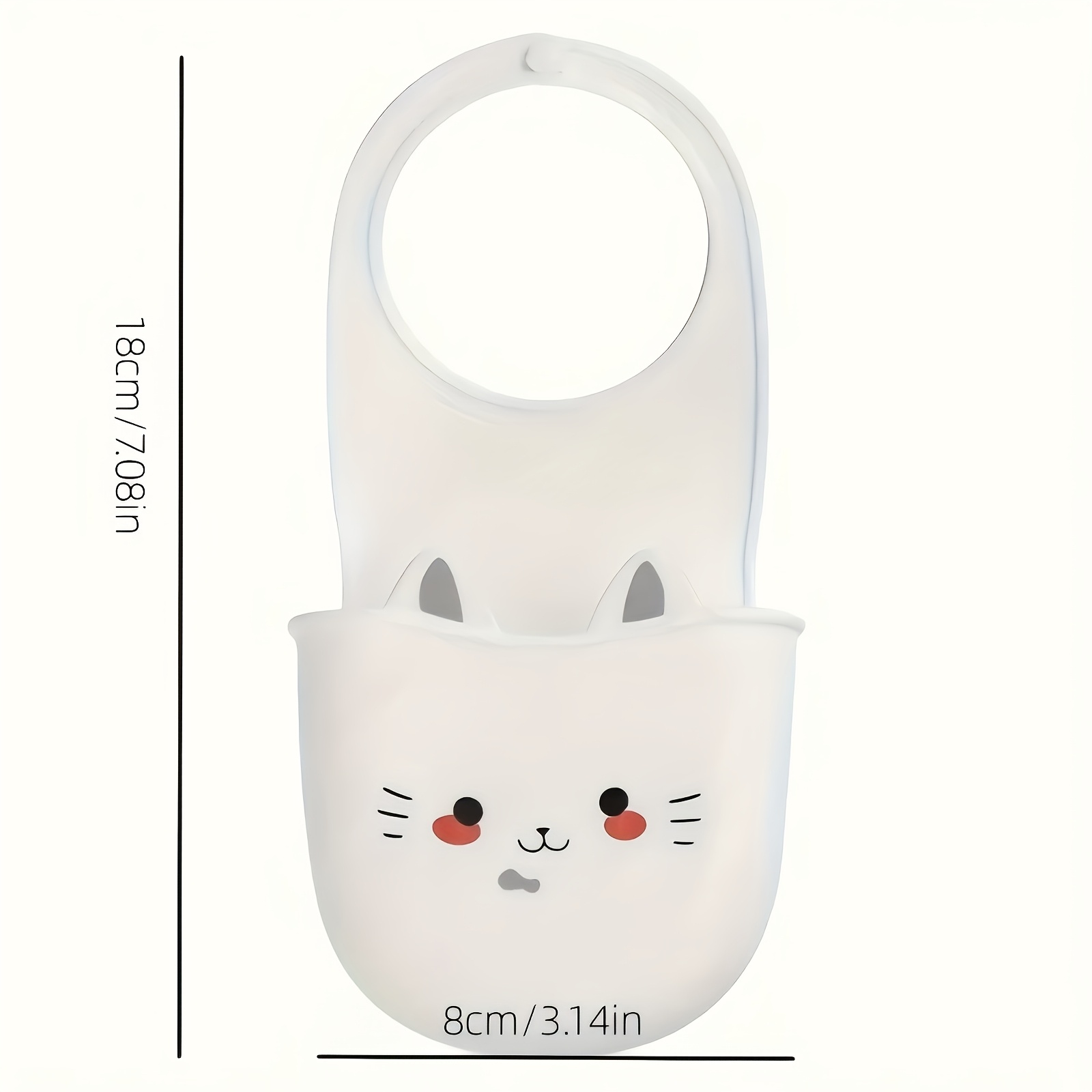 1pc Cute Cat Silicone Faucet Holder, Sponge Storage Rack with Drainage Holes for Bathroom and Kitchen Space Saver, Water Drainage Rack | Decorative Storage | Durable Sponge Holder, Bathroom Organizers And Storage