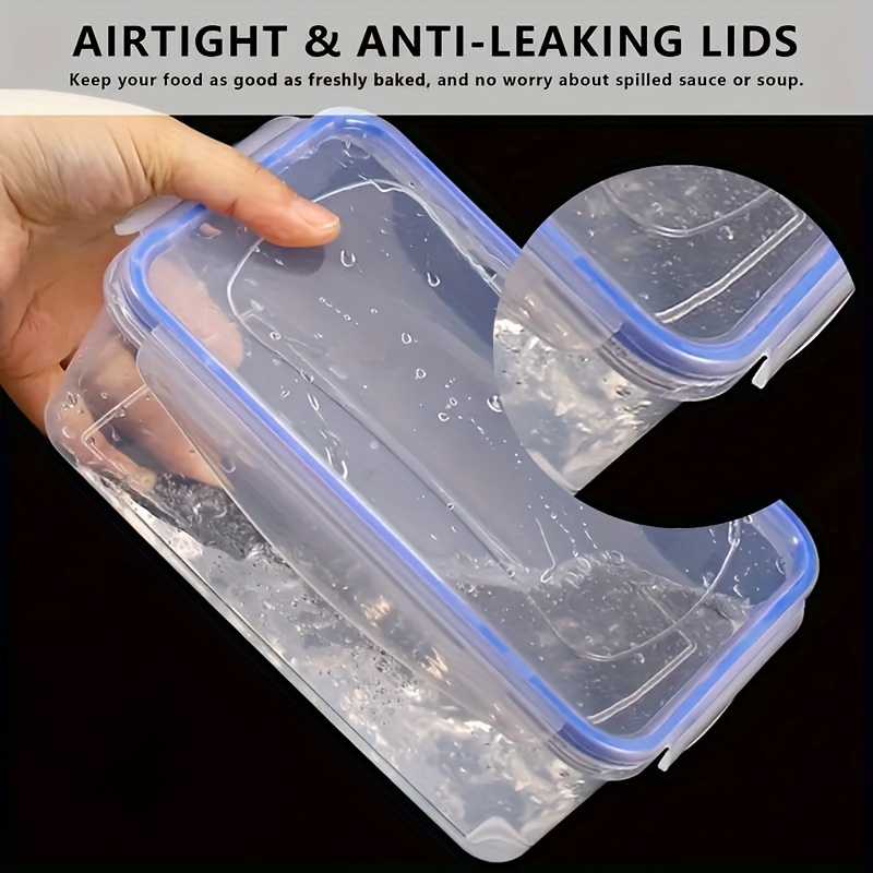 Four Sets of Multi-functional Transparent Food Storage Kits, Multi-Size, Tightly Closed Lid to Keep Fresh - Perfect for Fruits, Vegetables, Pasta and More! Keep Your Food Fresh and Your Kitchen Clean and Organized!