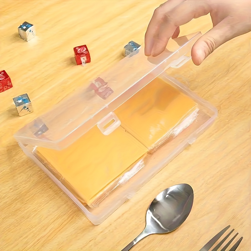 Durable Plastic Portable Butter Cheese Storage Box with Transparent Design, Flip-Top Lid, Dishwasher Safe, Square Shape for Kitchen & Restaurant Use - Image 6