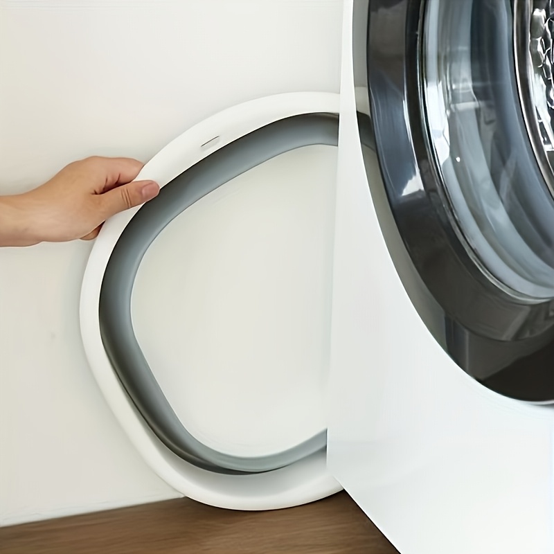 Portable Foldable Silicone Wash Basin - Large Capacity Durable Lightweight Space-Saving Multi-Purpose Sink for Kitchen, Camping, RV, Pet Bath & Foot Soak - Easy Storage & Cleaning, Kitchen Sink, Camping Essentials, Unpolished Finish