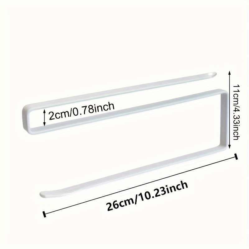 Kitchen tissue rack, non perforated cabinet, roll paper rack, storage rack, kitchen tissue cling film, cloth storage rack