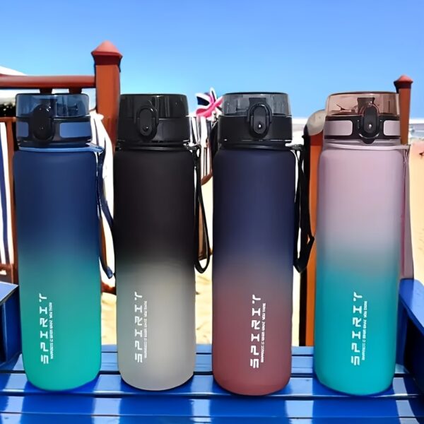 Popular choice, 1pc, gradient. 21.98oz/33.81oz portable sports fitness travel water bottle, plastic drinking bottle, suitable for both men and women, essential for summer and autumn students