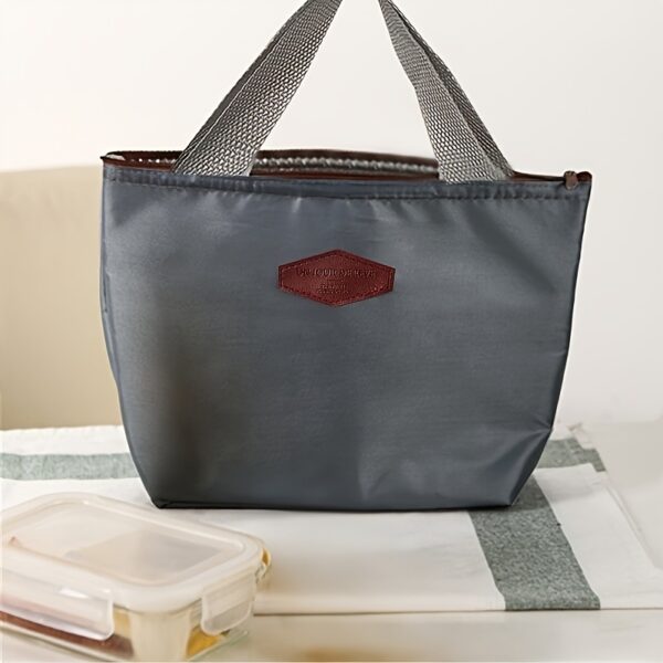 Large Capacity Candy-Colored Insulated Lunch Bag - Durable Oxford Fabric, Portable Picnic & Work Lunch Tote with Multiple Compartments, Non-Food Contact, Hand Wash Only, Lunch Bag Insulate,Back to School