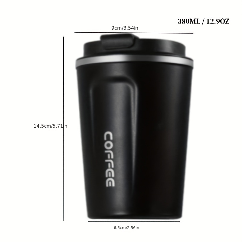 1pc Coffee Mug, Insulation And Cold Insulation Portable European High-end Exquisite Latte Cup For Men And Women, High-end Sense Portable Cup