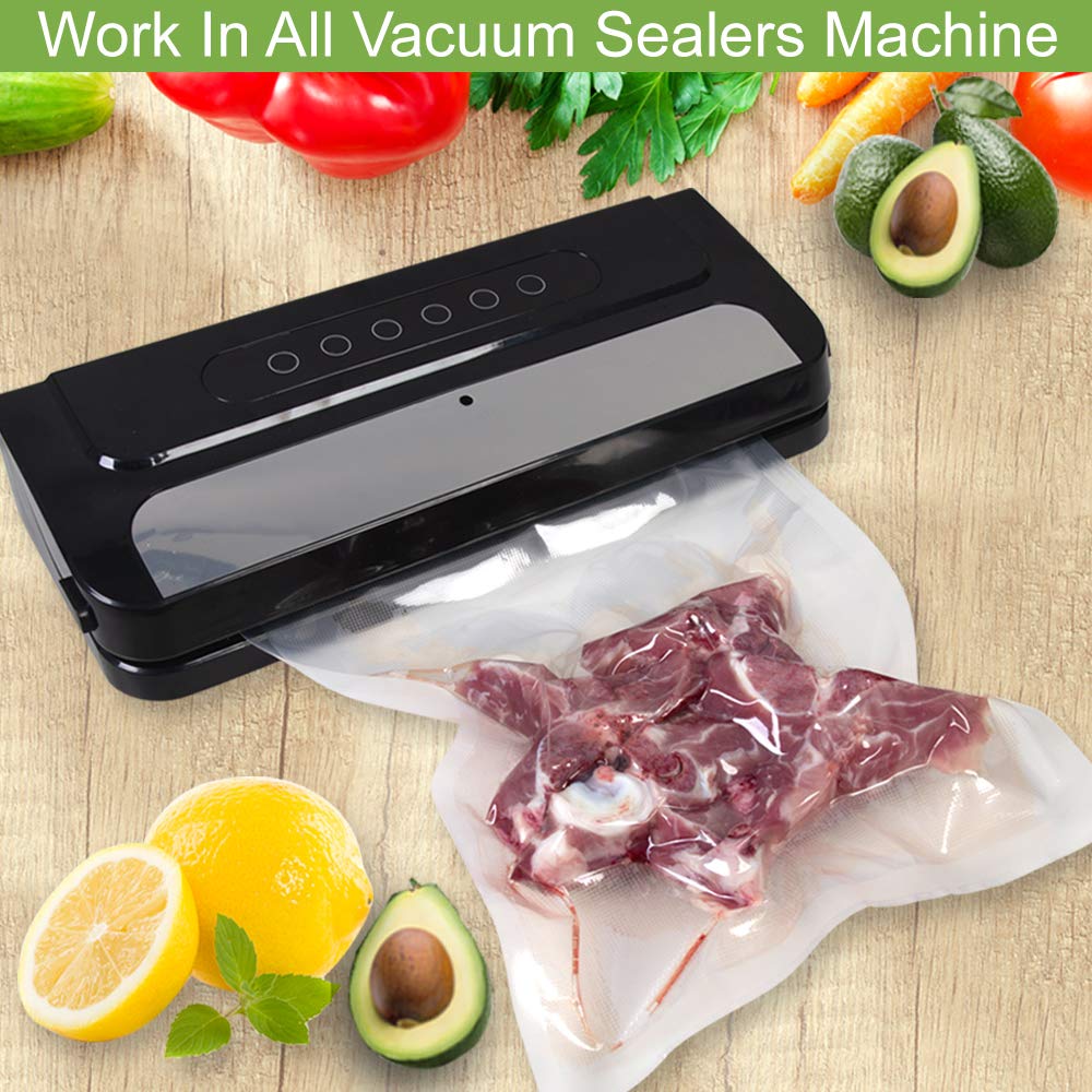 BPA-Free Manual Handheld Kitchen Vacuum Sealer Bags for Fresh-Keeping Food Storage, Compression Cooking & Steaming - Reusable Plastic Food Packer with Multiple Sizes, No Electricity Needed, Food Vacuum Sealer Bags, Airtight Storage, Leakproof Material, Home Cooks