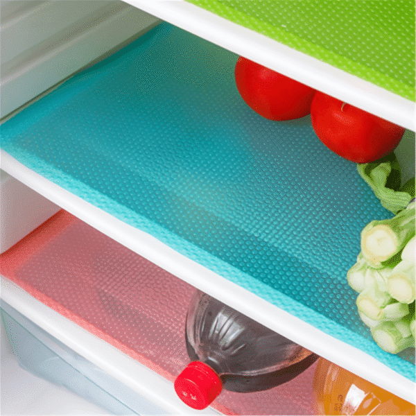 4pcs, Waterproof Refrigerator Mats - Absorbent Shelf Liner For Fridge, Drawer, Table - Kitchen Accessories And Tools