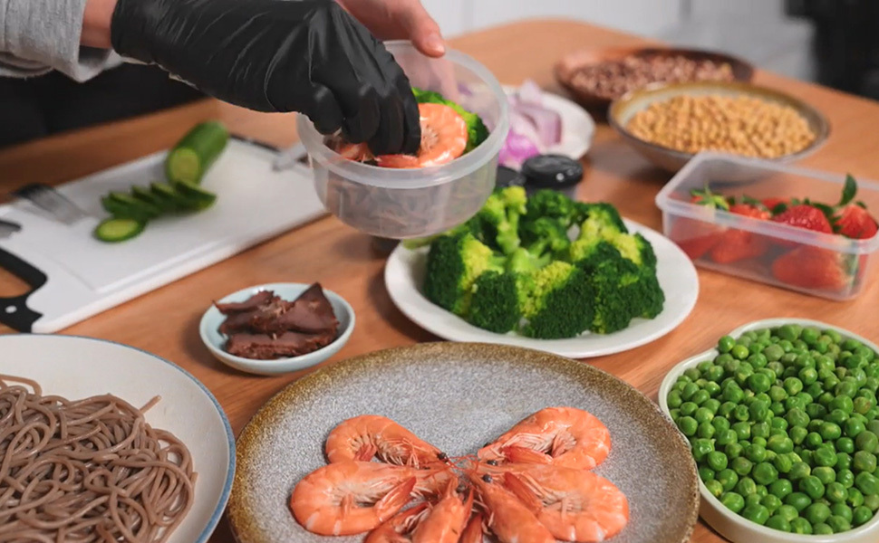 Multiple Combination Plastic Food Storage Containers, LIDS/crisper/microwave Heat Resistant Food Containers/fruit Safety Containers/refrigerator Sealed Crisper, 14 Oz - 85 Oz, 100% BPA-free, Food Grade, Dishwasher, Microwave And Refrigerator Suitable