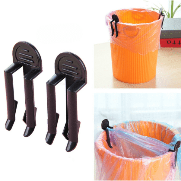 2/4/6/8pcs Garbage Bag Holder Anti-off Anti-Slip Fantastic Trash Can Side Clip Creative Bucket Side Holder Garbage Category Folder