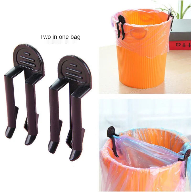 2/4/6/8pcs Garbage Bag Holder Anti-off Anti-Slip Fantastic Trash Can Side Clip Creative Bucket Side Holder Garbage Category Folder