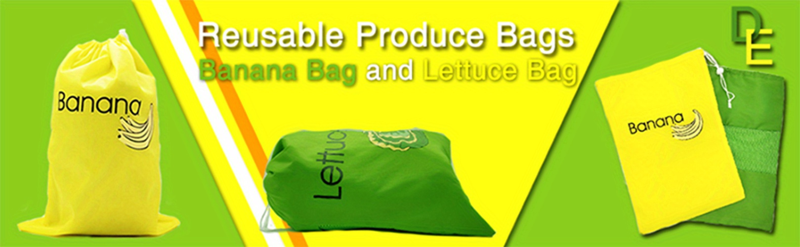 1pc Banana and Lettuce Keeper Bag - Freshness Preservation Nylon Storage Pouch, Large Capacity, Double Stitched, Reusable Food-Safe Organizer