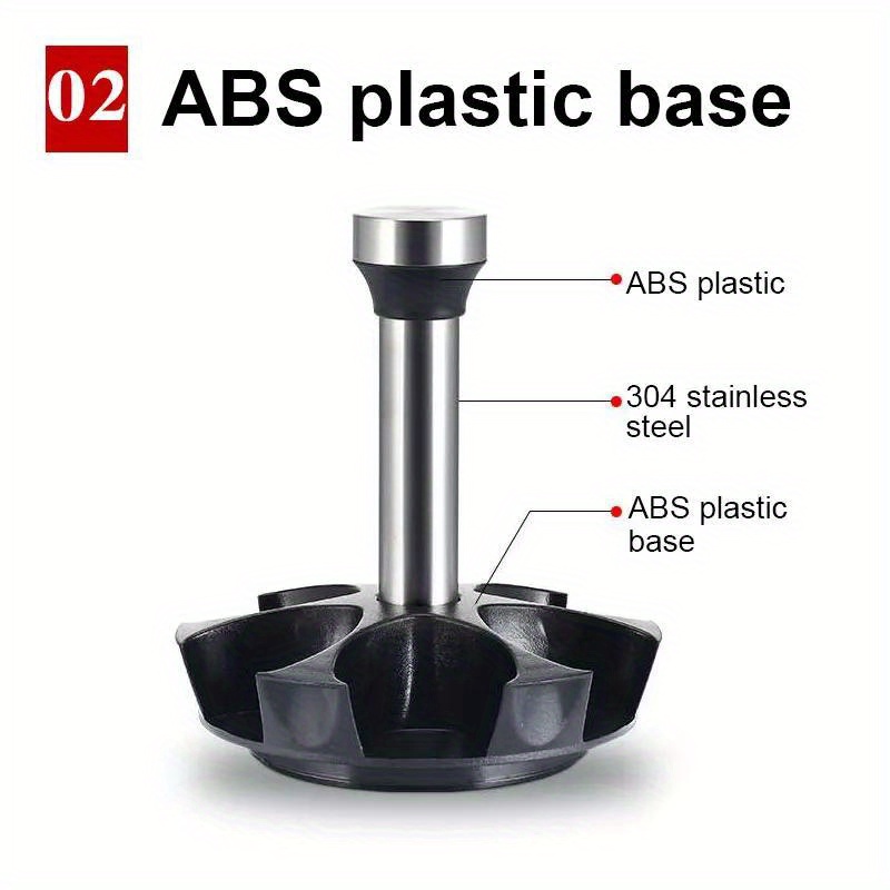 7pcs/set Spice Jar Set Rack Glass Organizer Rotating Glass Seasoning Sugar Pepper Bottles Salt Shakers Holder Kitchen Storage Rack