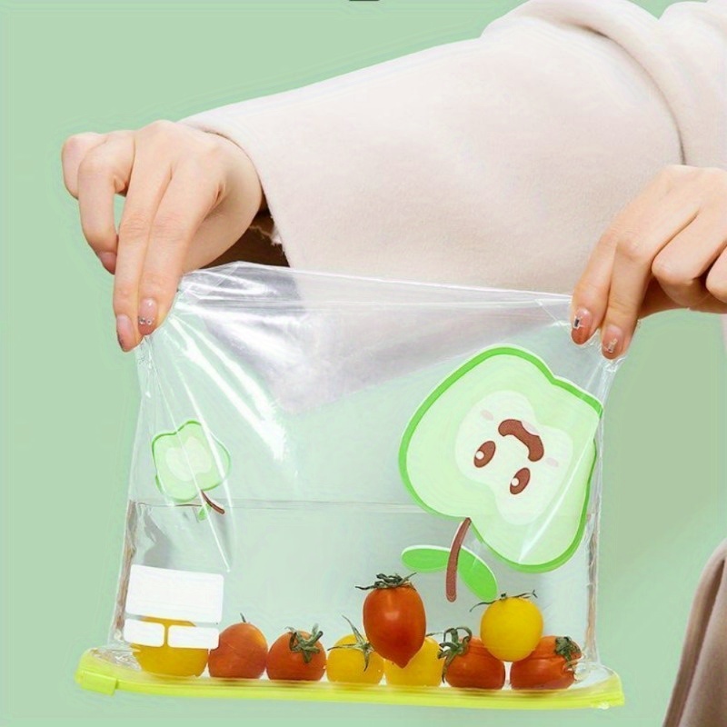 10/15/20pcs of 1 set, Reusable Zip Lock Bag Food Grade Transparent Storage Bag With Zipper Sealing Plastic Container Travel Freezer Camping Kitchen