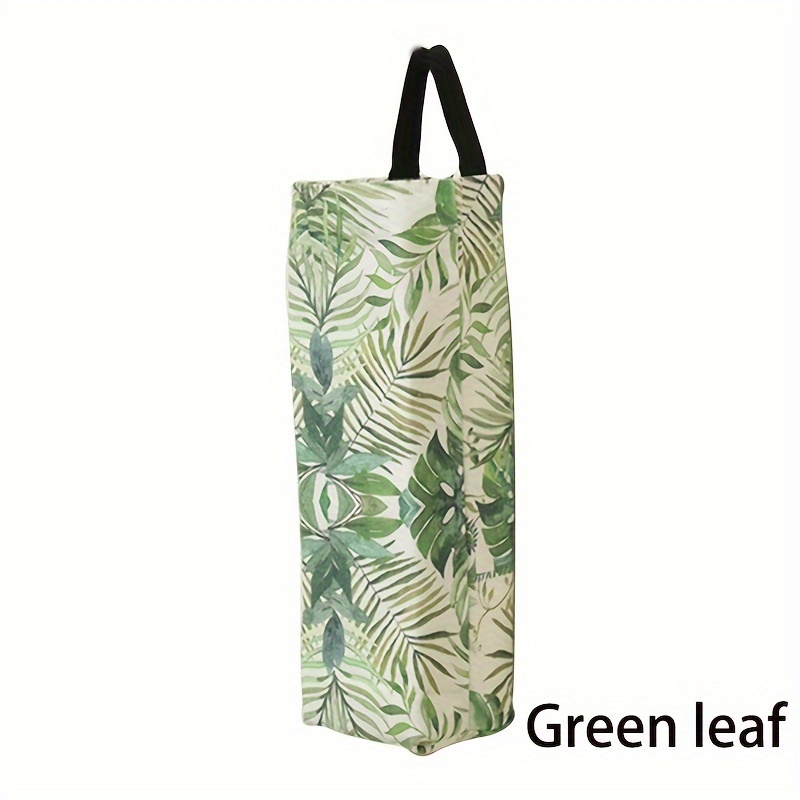 Large Capacity Wall-Mounted Plastic Bag Dispenser - Durable PVC & Vinyl Grocery and Garbage Bag Organizer for Kitchen, Home Accessory