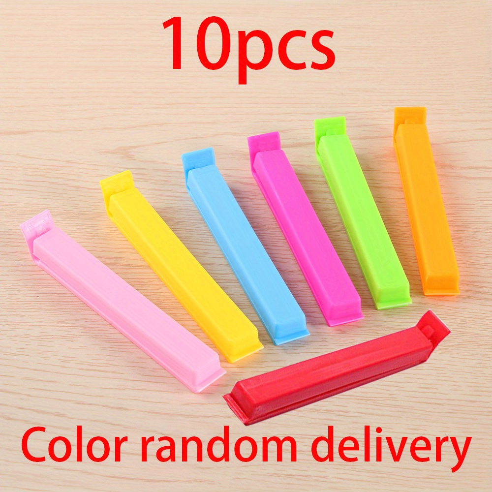 5/10pcs Food Sealing Clip, Long Potato Chip Snack Clamp, Moisture-proof Clamp, Bagged Food Sealing Clip, Plastic Bag Packaging Clips, Home Kitchen Supplies - Image 10